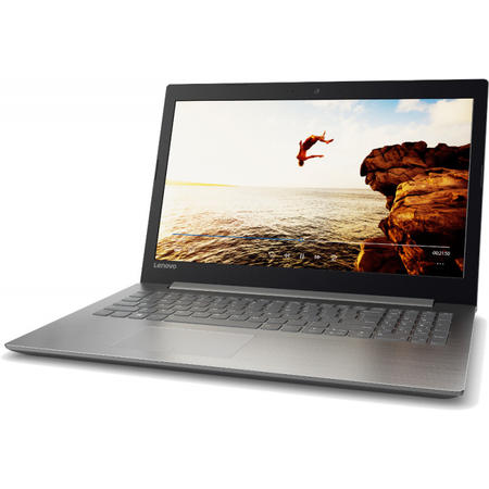 Laptop Lenovo 15.6'' IdeaPad 320 IAP, FHD, Procesor Intel Pentium N4200, 4GB, 128GB SSD, GMA HD 505, FreeDos, Platinum Grey, no ODD