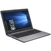 Laptop ASUS 15.6'' VivoBook 15 X542UA, FHD, Procesor Intel Core i5-8250U, 4GB DDR4, 256GB SSD, GMA UHD 620, No OS, Grey