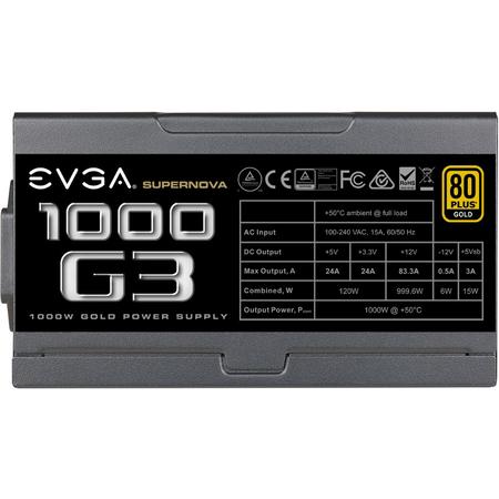 Sursa EVGA SuperNOVA G3, 80+ Gold, 1000W