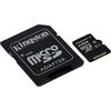 KINGSTON Card MicroSDXC 64GB, Clasa 10 UHS-I, adaptor SD inclus
