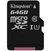 KINGSTON Card MicroSDXC 64GB, Clasa 10 UHS-I