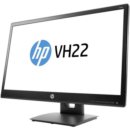 Monitor TN LED HP 21.5", Full HD, VGA, DVI, Display Port, VH22, Negru