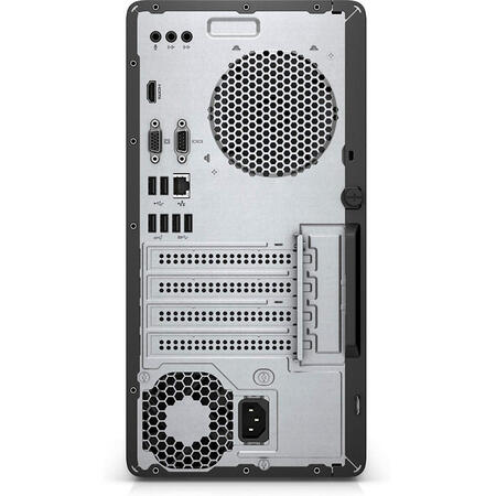 Sistem desktop HP 290 G2 Microtower, Intel Core i3-8100 (3.6GHz, 6MB), video integrat Intel UHD Graphics, 4GB DDR4 2666MHz (1x4GB), 256GB SSD, Free Dos