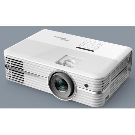 Videoproiector OPTOMA UHD300X, DLP, 4K UHD, HDR compatible, 2200 lumeni, 250.000:1, 16:9 nativ, alb