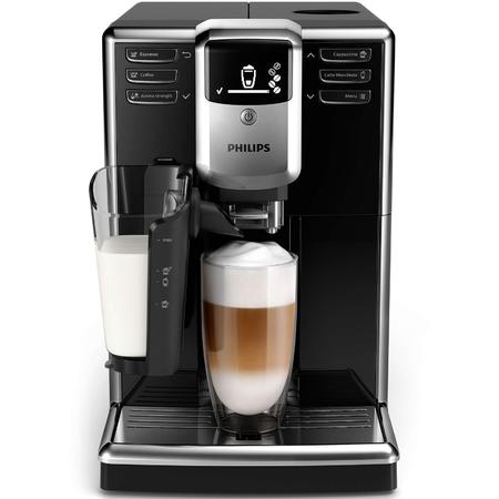 Espressor automat Philips EP5330/10 Seria 5000, sistem de lapte LatteGo, 6 bauturi, 5 setari intensitate, 5 trepte macinare, rasnita ceramica, negru