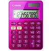 Calculator birou Canon LS100KPOS, 10 digiti, dual power, violet