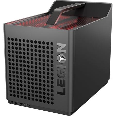 Sistem desktop Lenovo Gaming Legion C530 Cube,  Intel Core i5-8400 2.8GHz Coffee Lake, 8GB DDR4, 128GB SSD + 1TB HDD, GeForce GTX 1050 Ti 4GB, FreeDos