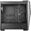 COOLER MASTER Carcasa MasterBox MB500, without PSU, Black, Steel, Plastic, Tempered Glass