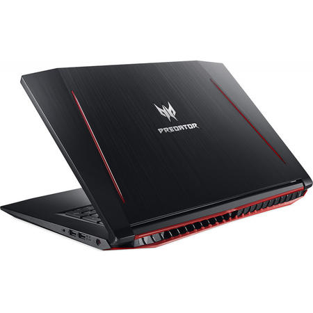 Laptop Gaming Acer Predator PH317-52-77T8 cu procesor Intel Core i7-8750H pana la 4.10 GHz, Coffee Lake, 17.3", Full HD, IPS, 144Hz, 8GB, 512GB SSD, NVIDIA GeForce GTX 1050 Ti 4GB, Linux, Black
