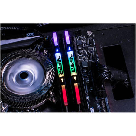 Memorie Viper RGB DDR4 16GB DUAL KIT (2x8GB) 3200Mhz CL16, Black