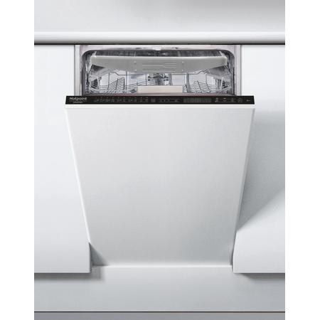 Masina de spalat vase incorporabila Hotpoint HSIP 4O21 WFE, 10 seturi, 9 programe, program rapid, clasa A