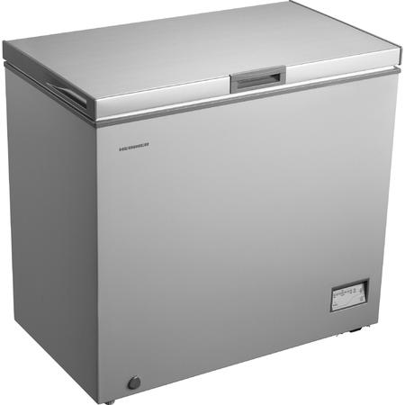 Lada frigorifica Heinner HCF-205NHSA+, 200 l, Control elecronic, Waterproof Display, Clasa A+, Silver
