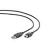 Gembird Cabu USB2.0 pt. imprimanta  4.5m,  (AM/BM), calitate premium, black