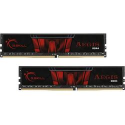 G.SKILL Kit memorie Aegis, 32GB, DDR4, 3000MHz, CL16, 1.35V (2x16GB)