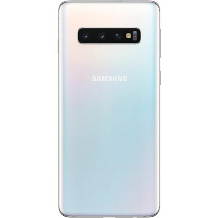 Telefon mobil Samsung Galaxy S10, Dual SIM, 128GB, 8GB RAM, 4G, Alb