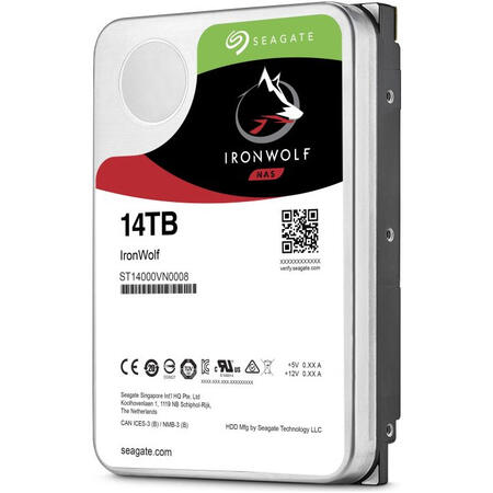 HDD IronWolf 3.5'' 14TB SATA3 7200RPM 256MB