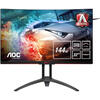 Monitor LED AOC Gaming AG322QC4 Curbat 31.5 inch 2K 4 ms Black FreeSync2 144Hz