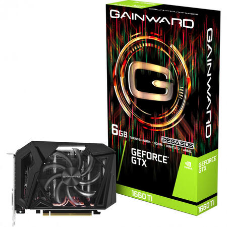 Placa video GeForce GTX1660Ti Pegasus 6G GDDR6 192bit