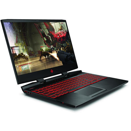Laptop HP Gaming 15.6'' OMEN 15-dc0019nq, FHD IPS 144Hz, Intel Core i7-8750H , 8GB DDR4, 1TB 7200 RPM, GeForce GTX 1050 Ti 4GB, FreeDos