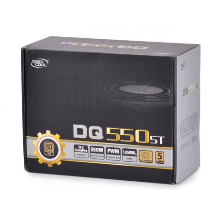Sursa DQ550ST 550W, certificata 80 PLUS Gold, eficienta 90%