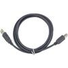 Gembird Cablu USB2.0 pentru imprimanta 1.8m, (AM/BM), calitate premium, grey