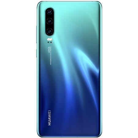 Telefon mobil Huawei P30, Dual SIM, 128GB, 6GB RAM, 4G, Aurora Blue