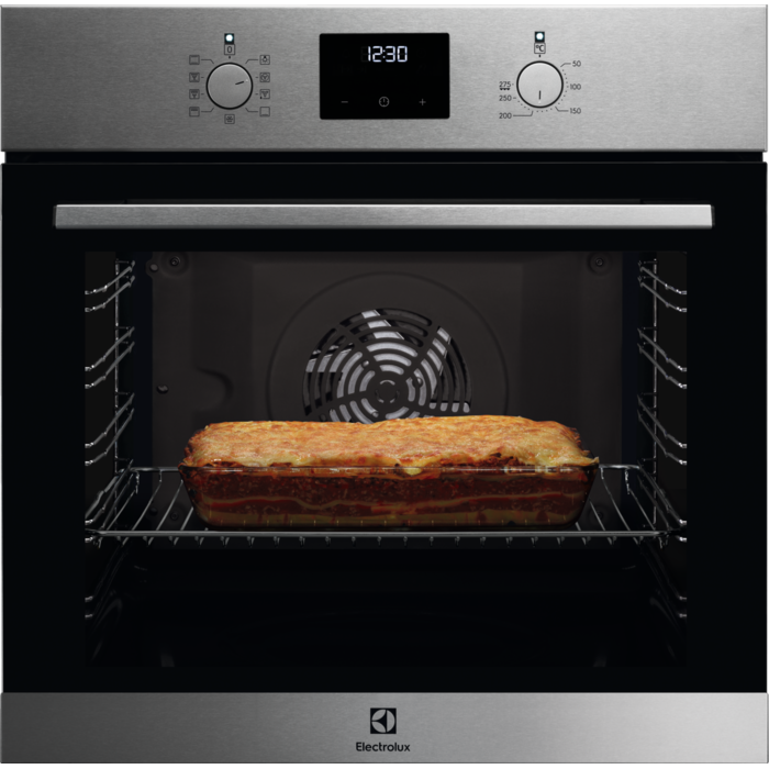 Cuptor Electric Multifunctional Electrolux Seria 600 Eof3c50tx, 9 Functii, 72 L, Surround Cook, Grill, Convectie, Timer, Clasa A, Inox