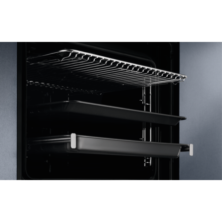 Cuptor electric multifunctional Electrolux Seria 600 EOF3C50TX, 9 functii, 72 l, Surround Cook, grill, convectie, timer, clasa A, inox