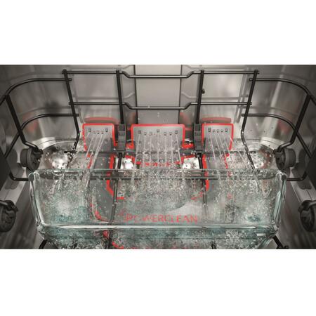 Masina de spalat vase Whirlpool WSFO 3T125 6PC X, 10 seturi, 8 programe, Al 6-lea Simt, 45 cm, clasa E, inox