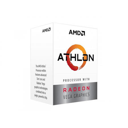 Procesor Athlon 220GE 3.4GHz 2C/4T, socket AM4, Radeon Vega Graphics