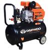 Daewoo Compresor aer DAAC50D, 2 Cp, 1500 W, 50 l capacitate, 169 l/min debit aer, 8 bar + kit 4 accesorii pneumatice