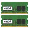 Memorie notebook Crucial 32GB, DDR4, 2666MHz, CL19, 1.2v, Dual Ranked x8, Dual Channel Kit
