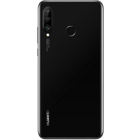 Telefon mobil Huawei P30 Lite, Dual SIM, 128GB, 4G, Negru