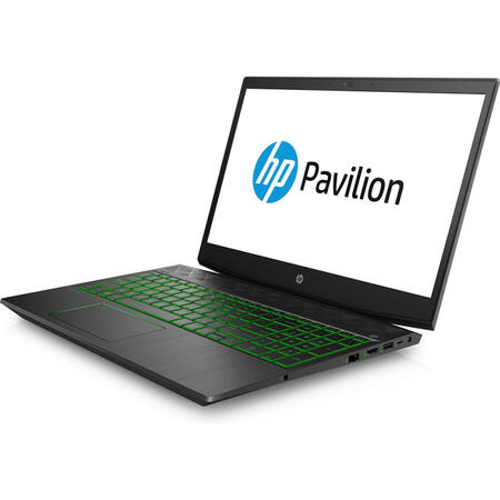 Laptop HP Gaming Pavilion 15-cx0009nq, FHD IPS 144Hz, Intel Core i7-8750H , 8GB DDR4, 1TB 7200 RPM, GeForce GTX 1050 Ti 4GB, FreeDos, Shadow Black