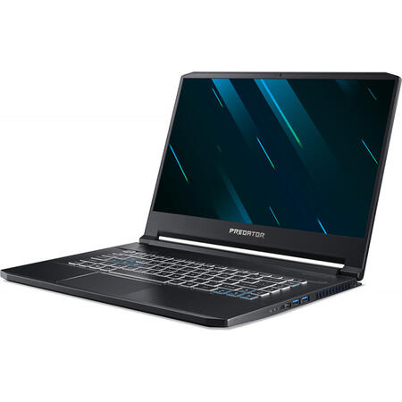 Laptop Acer Gaming 15.6'' Predator Triton 500 PT515-51, FHD IPS 144Hz 3ms G-Sync,  Intel Core i7-8750H , 24GB DDR4, 512GB SSD, GeForce RTX 2080 8GB, Win 10 Home, Abyssal Black