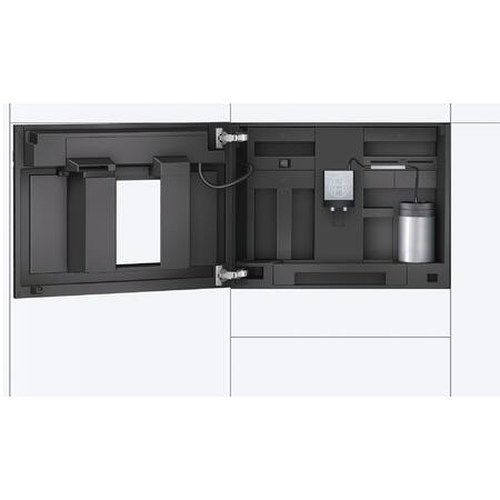 Espressor de cafea incorporabil automat Bosch CTL636EB6, 19 bar, HomeConnect, oneTouch DoubleCup, AromaDouble Shot, display touch, 2.4 l,