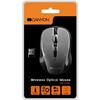 CANYON Mouse wireless Optical 800/1000/1200 dpi, 4 btn, USB, power saving button, Graphite