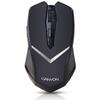 CANYON Mouse wireless optical 6 buttons, DPI 800/1600, power saving technology, Black