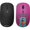 CANYON Wireless optical mouse 4 buttons, DPI 800/1200/1600, 1 additional cover(Play), black
