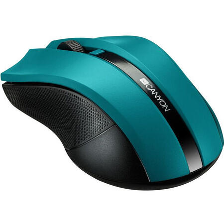 Wireless optical mouse 4 buttons, DPI 800/1200/1600, green