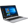 Laptop ASUS 15.6'' X507UA, FHD, Intel Core i3-7020U , 4GB DDR4, 1TB, GMA HD 620, Endless OS, Star Grey