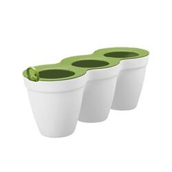 Keter Ghiveci triplu Curver Ivy Herbs, alb, 17197630