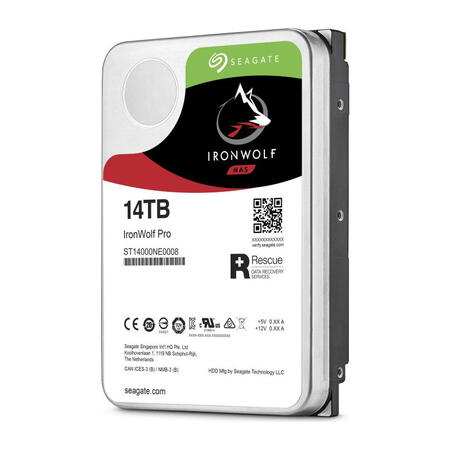 HDD IronWolf Pro 3.5'' 14TB, SATA3 7200RPM 256MB