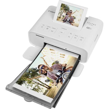 Imprimanta foto Canon Selphy CP1300 WiFi, AirPrint, Alb