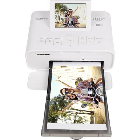 Imprimanta foto Canon Selphy CP1300 WiFi, AirPrint, Alb