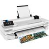 Plotter HP DesignJet T125 24", inkjet, color, format A1, wireless