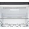 Combina frigorifica LG GBB72PZDZN, 384 l, No Frost, Compresor Inverter Linear, Display Extern, Clasa E, H 203 cm, Argintiu