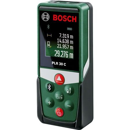 Telemetru cu laser Bosch PLR 30 C, 30 m, 635 nm dioda laser, ± 2.0 mm precizie, clasa laser 2, accesorii incluse Aparate de masura 2023-09-27