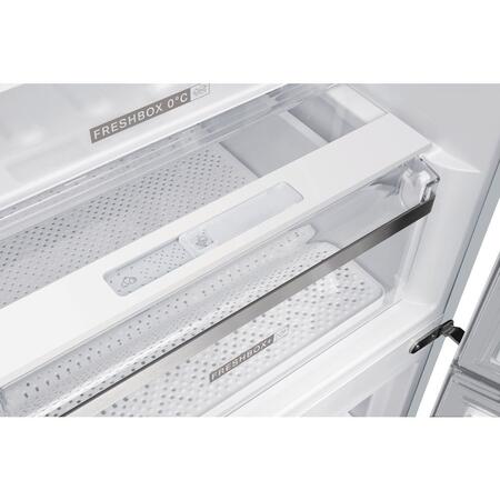 Combina frigorifica Whirlpool W9 921C W, 348 l, Clasa E, Dual No Frost, 6th Sense, Display Electronic Interior, H 201 cm, Alb