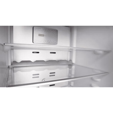 Combina frigorifica Whirlpool W9 931D KS, 348 l, 6th Sense, Dual No Frost, Fresh Box +, 201 H, clasa D, negru